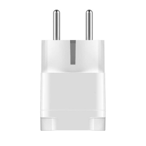 Earthing safety adapter with 100 kΩ resistor